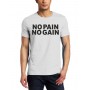 Marškinėliai No pain, no gain 2 Marškinėliai No pain, no gain 2